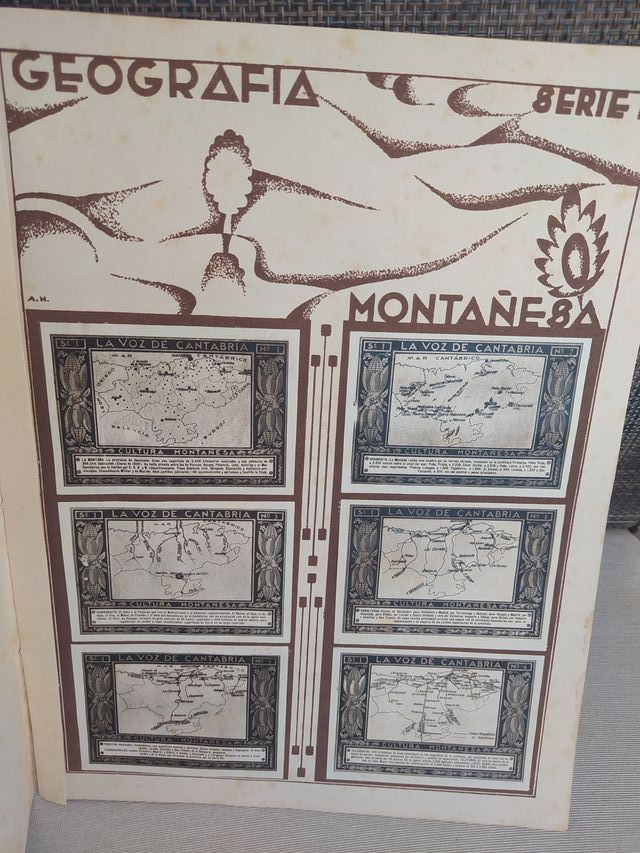 Álbum cromos "La voz de Cantabria-1933