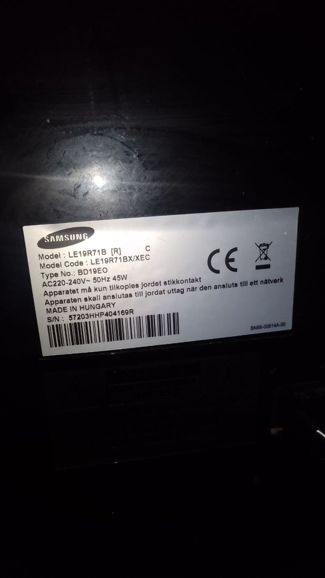 Televisor Samsung 19"