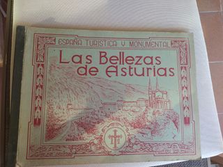 ANTIGUO ALBUM DE CROMOS LAS BELLEZAS DE ASTURIAS