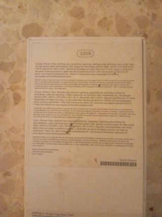 iphone 7 plus caja