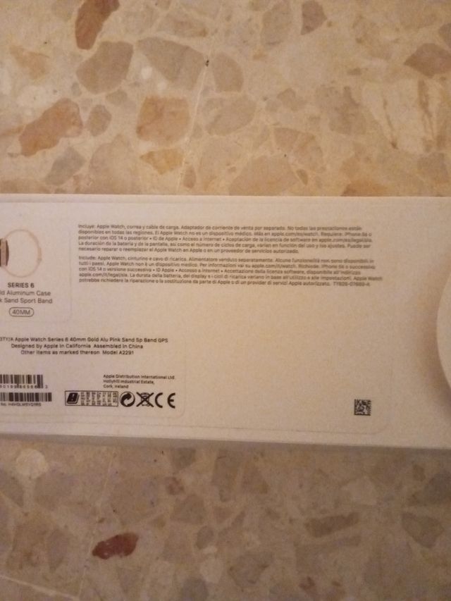 iPhone Apple watch caja