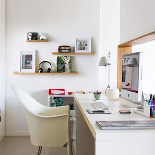 NUEVO estante de pared madera roble 100x10cm