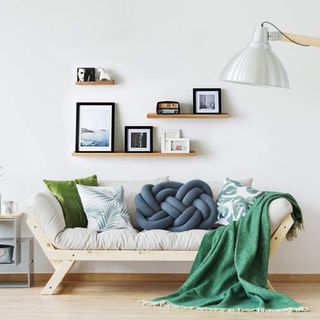 NUEVO estante de pared madera roble 100x10cm