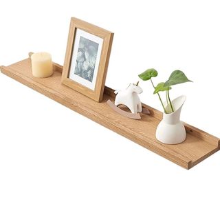 NUEVO estante de pared madera roble 100x10cm