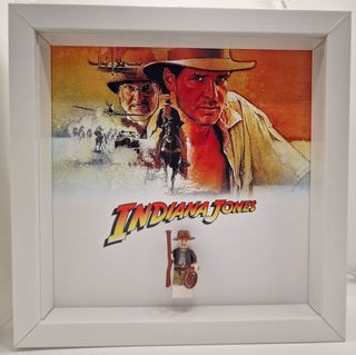 Cuadro minifigura Indiana Jones y Última Cruzada