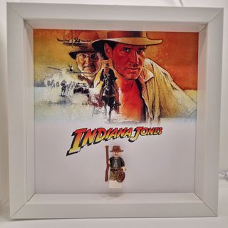 Cuadro minifigura Indiana Jones y Última Cruzada