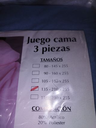 Juego de sábanas de invierno