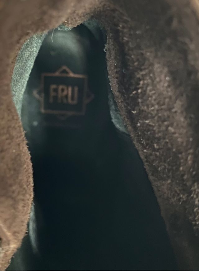 tronchetto in suede brown