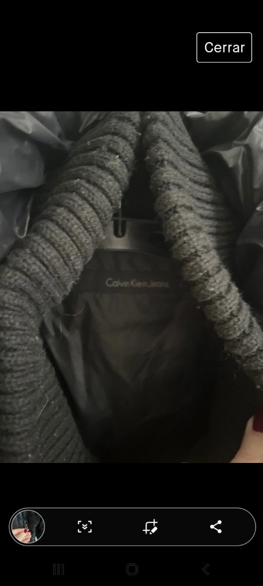 Abrigo de plumas Calvin Klein,M-L