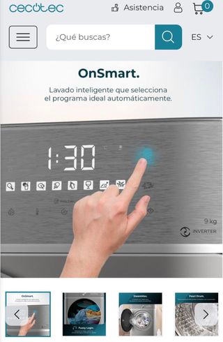 Bolero DressCode 9800 Inverter Steel A Lavadora