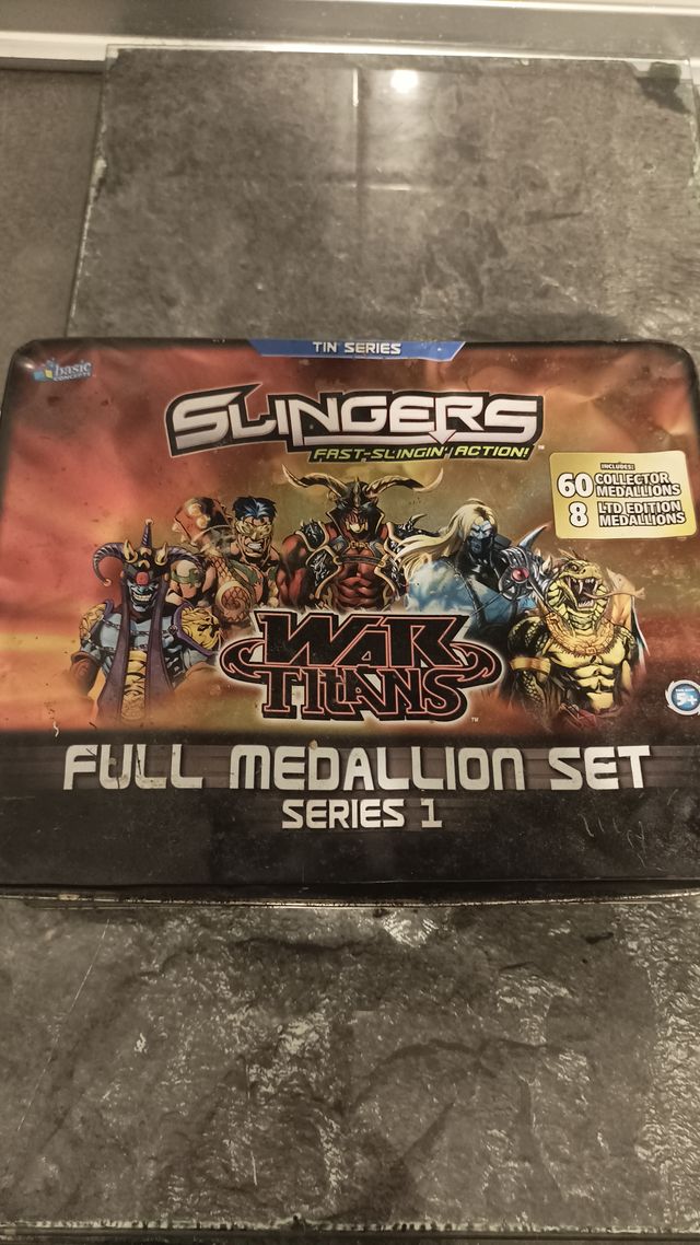SLINGERS WAR TITANS FULL MEDALLION SET SERIES 1
