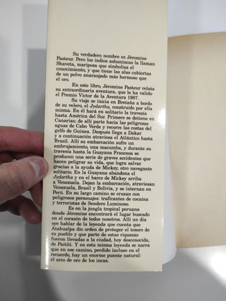 Shaveta. El arco de oro de los incas.