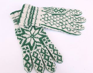 Guantes Estampados Pura Lana 