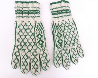 Guantes Estampados Pura Lana 
