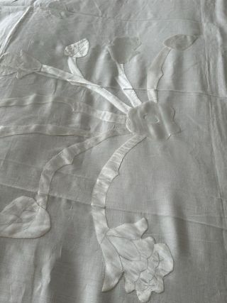 Coptiletto in lino e raso