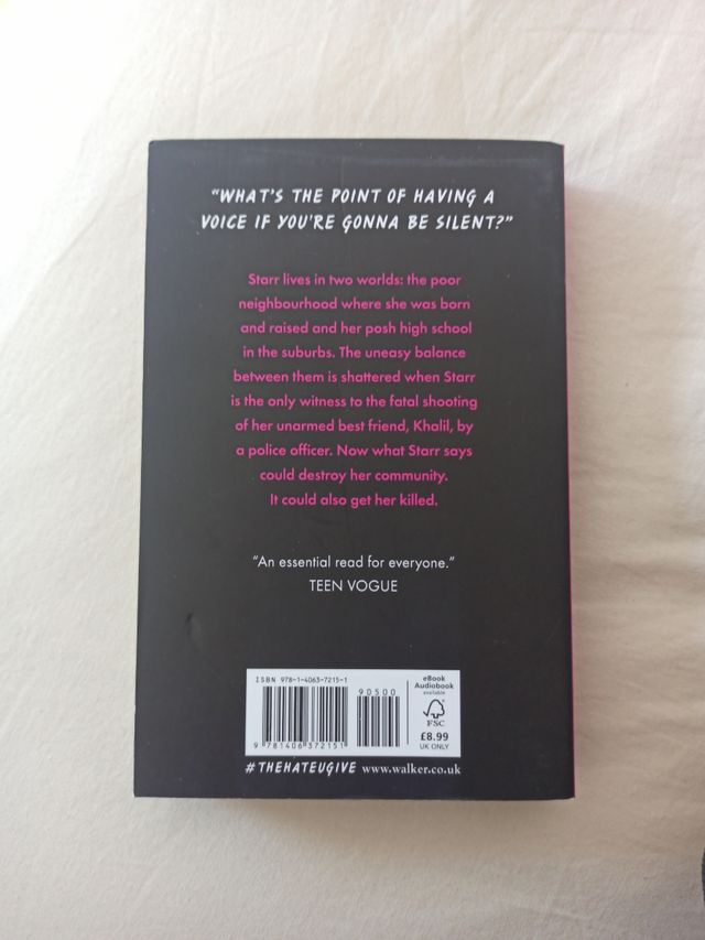 libro The hate u give