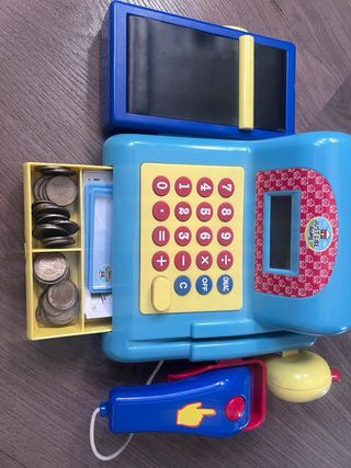 caja registradora con calculadora