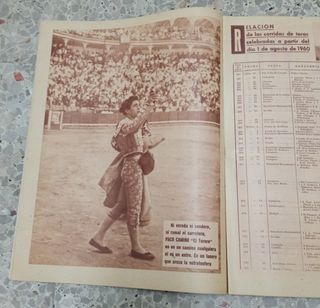 Revista taurina El Ruedo. Año 1960.