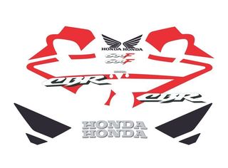 Juego pegatinas moto HONDA CBR 600F 2001-05 ROJA