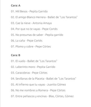 Disco Noche Flamenca.