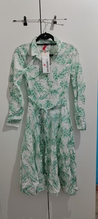 Vestido midi estampado