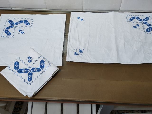 MANTEL Y SERVILLETAS (Tu y yo)