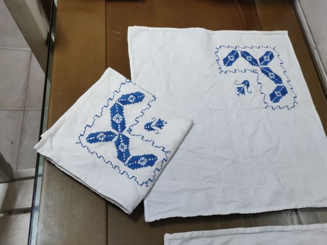 MANTEL Y SERVILLETAS (Tu y yo)