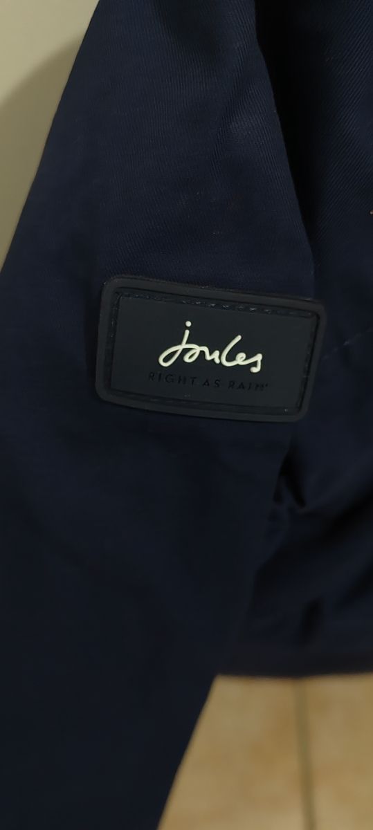 Chaqueta impermeable azul joules