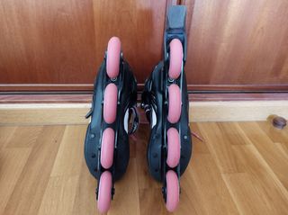 Patines + protecciones + bolso