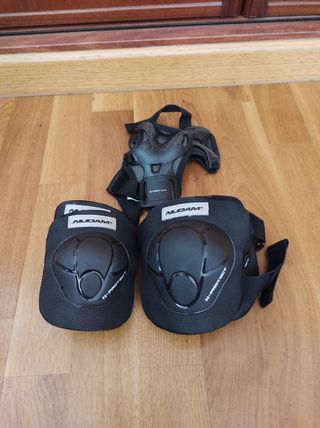 Patines + protecciones + bolso