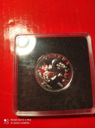 Moneda 25 céntimos CANADA NAVIDEÑA