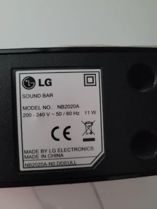 Barra de sonido Lg NB2020A