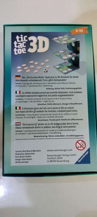 Gioco Tic Tac Toe 3d, Ravensburger