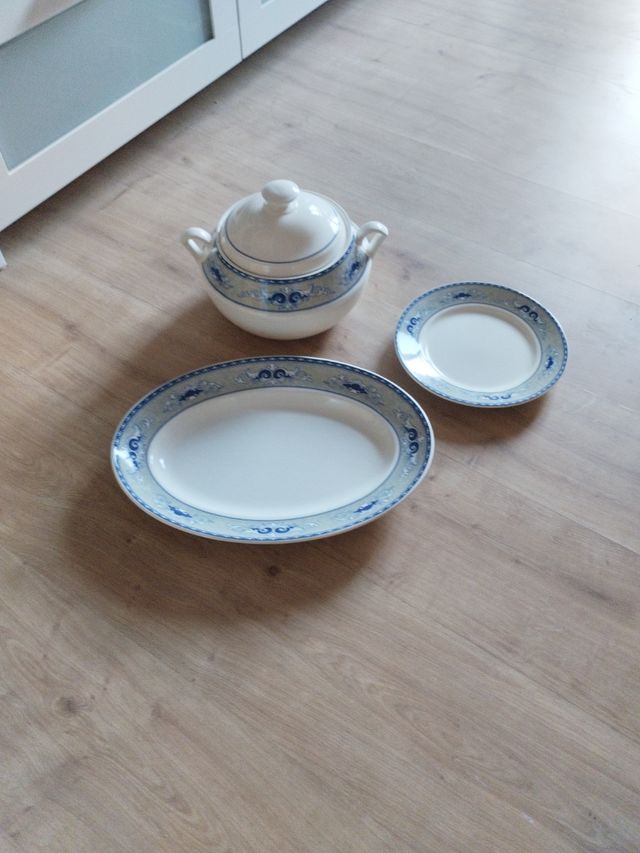 3 Piezas de Vajilla San Claudio