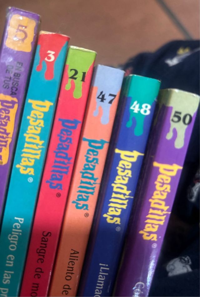 libros coleccion pesadillas