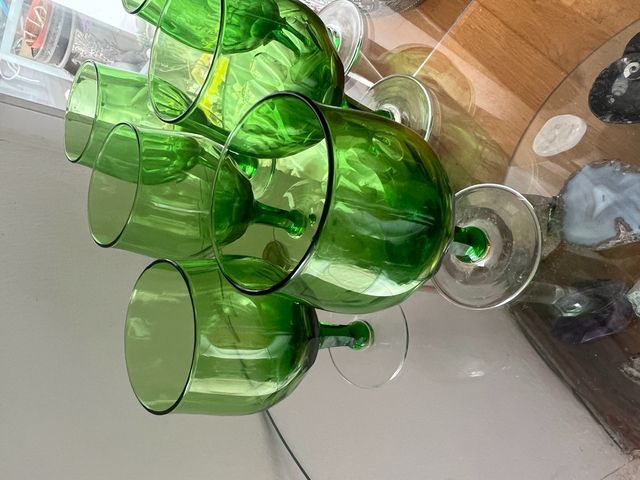 Preciosas copas verdes