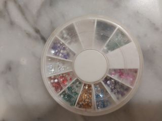 Set centinaia di brillantini per unghie