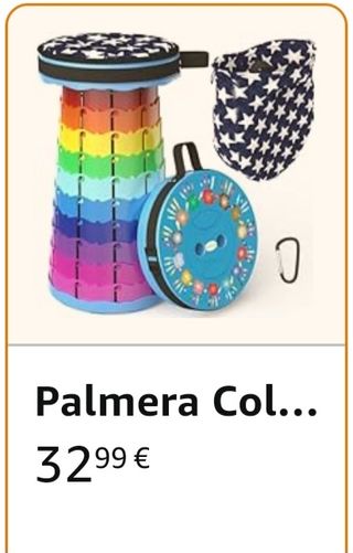 Taburete plegable camping, jardín, montaña, Nuevo