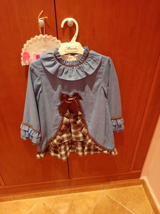 Vestido niña nuevo talla 5añod