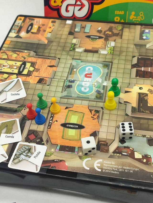 Cluedo de viaje juego de mesa 
