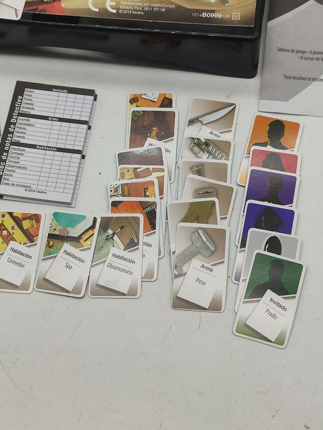 Cluedo de viaje juego de mesa 