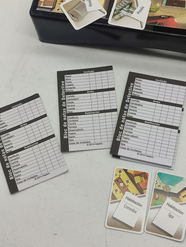 Cluedo de viaje juego de mesa 