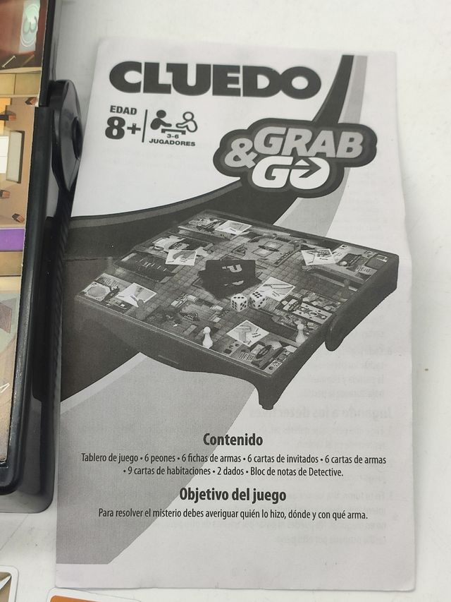 Cluedo de viaje juego de mesa 