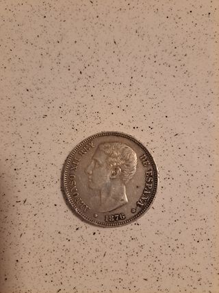 Moneda Alfonso XII