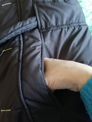 Chaqueta abrigo con pelito T48