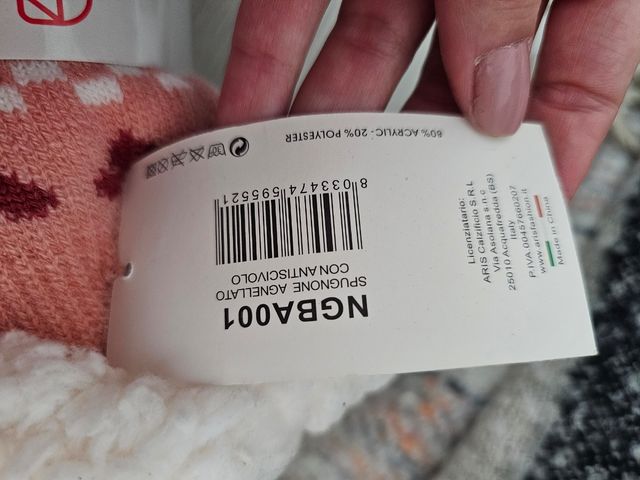 Calzini con pelliccetta e antiscivolo