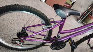 Bicicleta morada Sport Race
