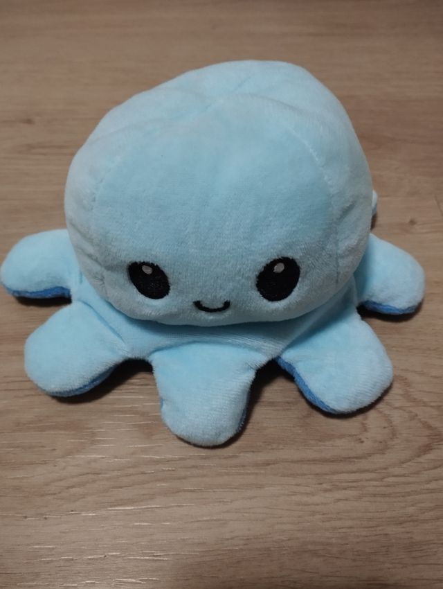Pulpo reversible azul