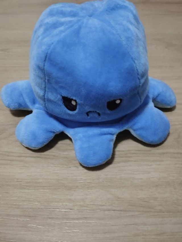 Pulpo reversible azul