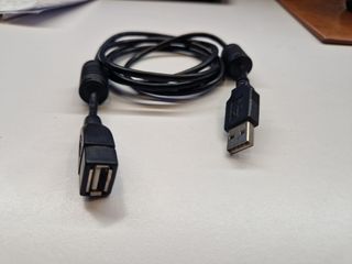 Cable USB 1.1-2.0, macho hembra